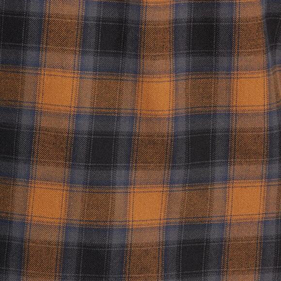 VANS "Loomis" Plaid Fleece Lined Flannel Shirt Jacket (Brown/Blue/Black | Med) - Picture 6 of 9